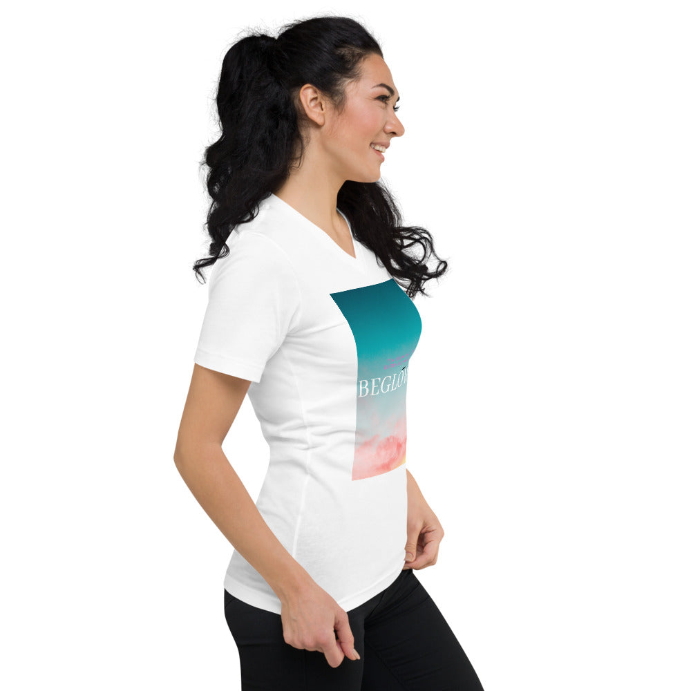 BeGlowbal Unisex Short Sleeve V-Neck T-Shirt