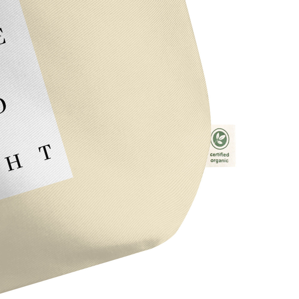 Love and Light Large Organic Tote Bag