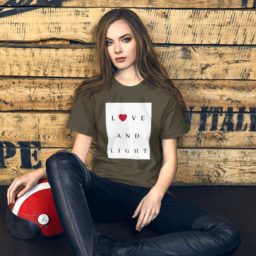 Love and Light Short-Sleeve Unisex T-Shirt