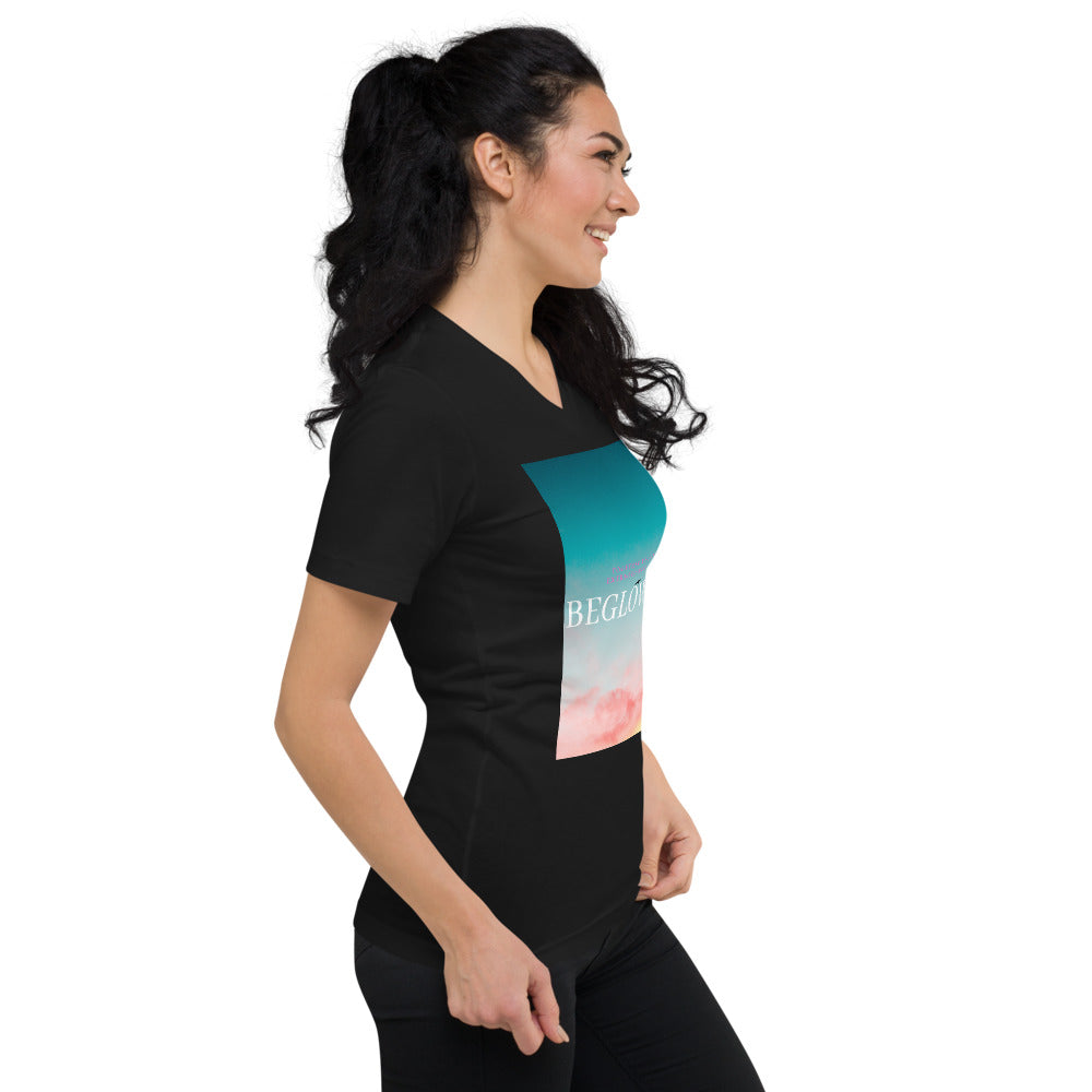 BeGlowbal Unisex Short Sleeve V-Neck T-Shirt